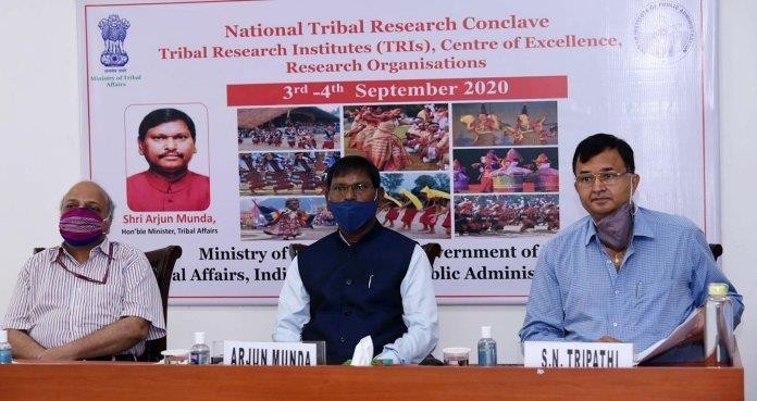 Arjun-Munda-inaugurates -2-Days-National-Tribal-Research-Conclave-being-held-virtually-anthropology-upsc-vishnuias