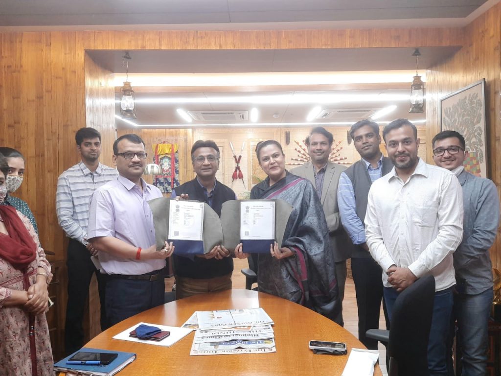 TRIFED exchanges MoU with Craft Village to foster tribal livelihood development through harnessing synergies