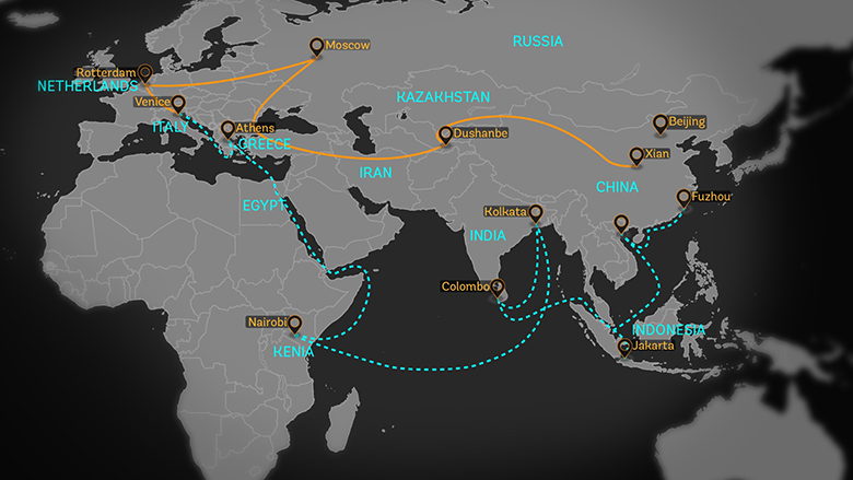 ‘Belt and Road’ initiative BRI'