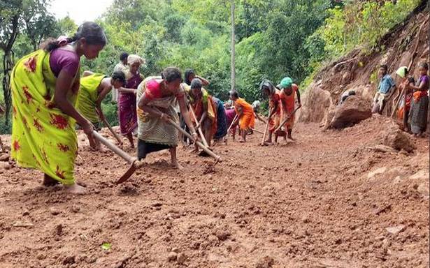 Vexed tribals lay road all by themselves in Agency-anthropology-vishnu ias