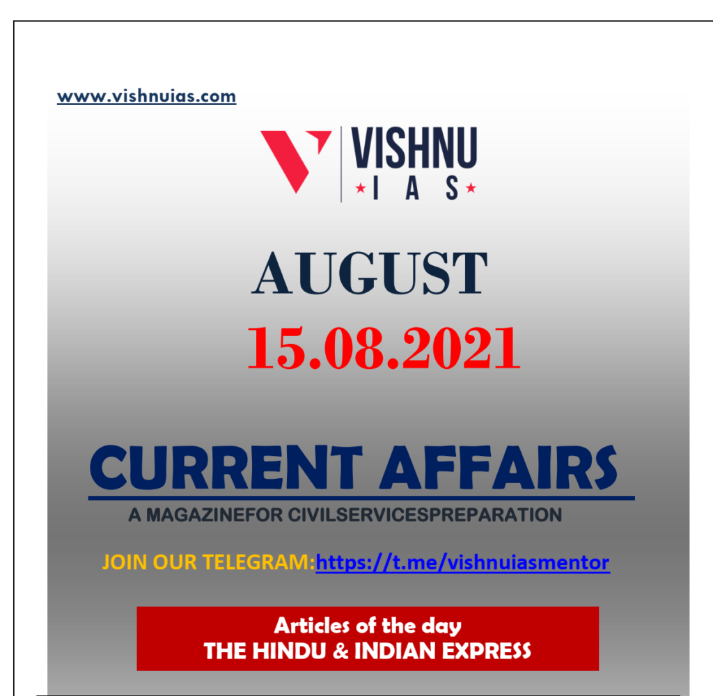 current-affairs-article- vishnu ias