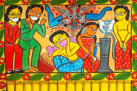 In Bengal’s tribal villages, art fights COVID-19-anthropology-snippet-current-affairs-vishnuias