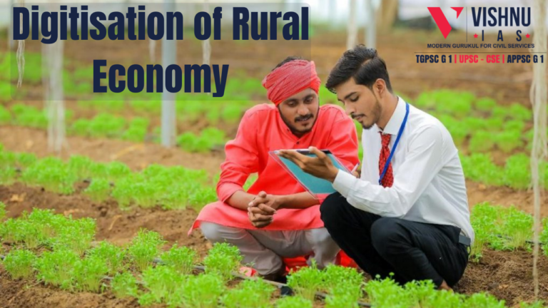 Digitisation of Rural Economy | rural India | Anthropology 1