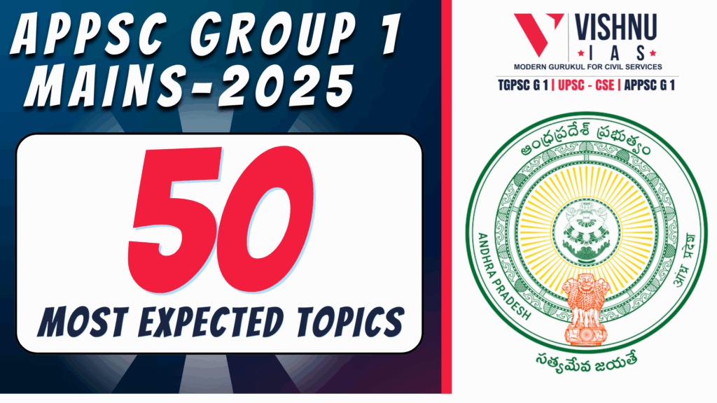 Most Expected Essay Topics for APPSC Group 1 Mains 2025