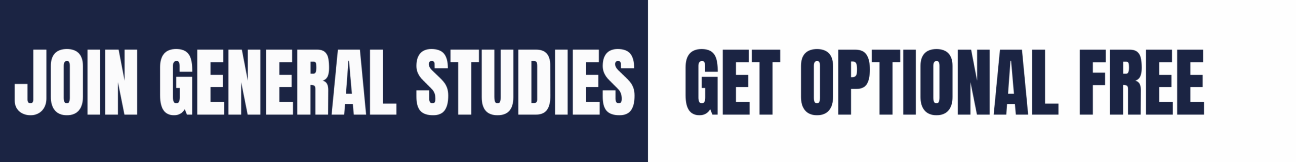 Join General Studies Get Optional Free