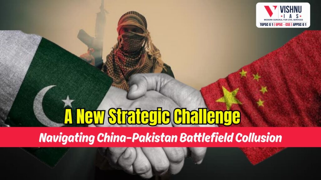 China–Pakistan battlefield collusion during Operation Sindoor has created a new strategic challenge for India, reshaping the regional security landscape. This blog analyzes the diplomatic, military, and informational threats India faces and outlines the necessary strategic responses.
