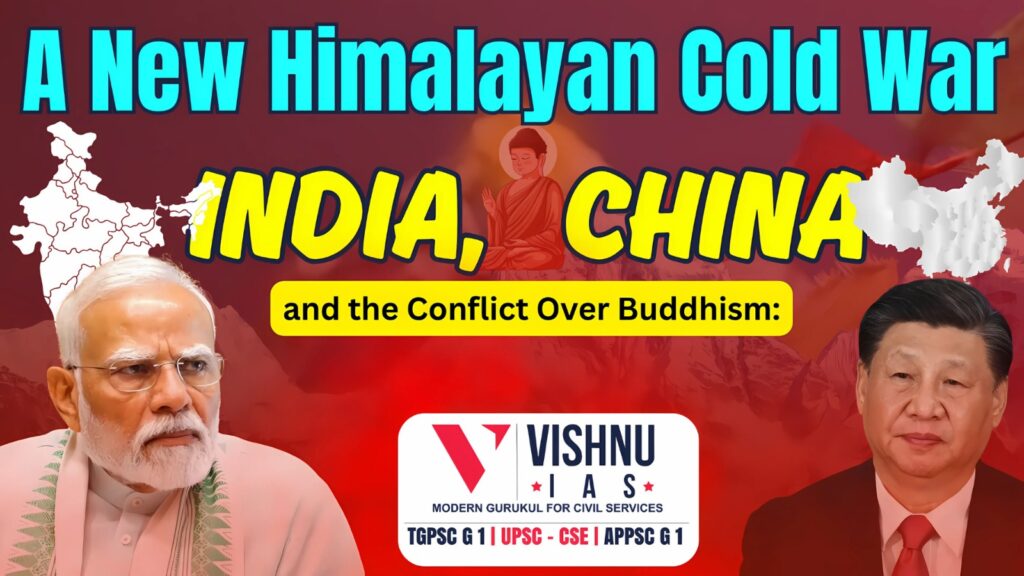 Explore how Buddhism and spiritual soft power have become strategic tools in the India-China Himalayan rivalry. Understand the religious geopolitics shaping regional stability and diplomacy.