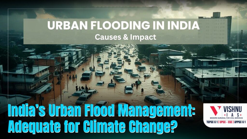 Explore the adequacy of urban flood management in India in the face of evolving rainfall patterns and climate change. Learn about current strategies, challenges, and future solutions.