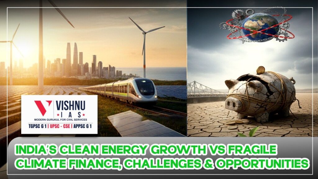 India’s clean energy rise is globally praised, but fragile climate finance limits progress. Explore challenges, funding gaps, and solutions for 2030 goals.