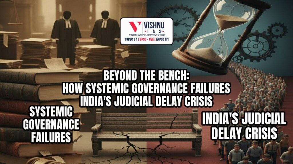 Judicial Delays in India are often blamed on court inefficiency — but this post explains why they also reflect deeper systemic governance failures (vacancies, legislation, executive behaviour, litigant conduct) and why a holistic reform approach is essential.