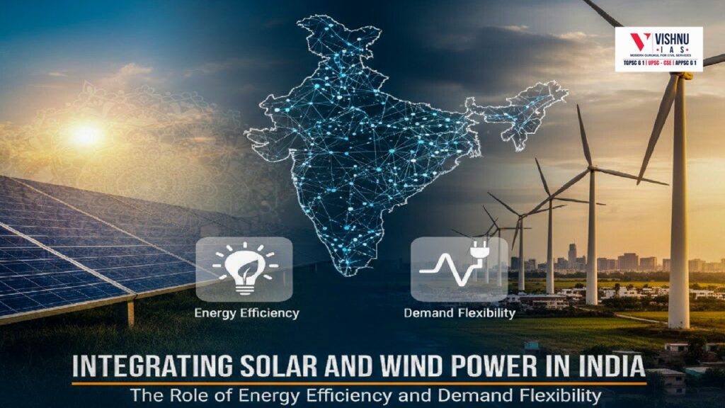 Energy efficiency in India is crucial for integrating variable renewable energy (VRE) sources like solar and wind. Learn how efficiency, demand-side flexibility, and smart policies can reduce peak load reliance on coal and accelerate India’s clean energy transition.