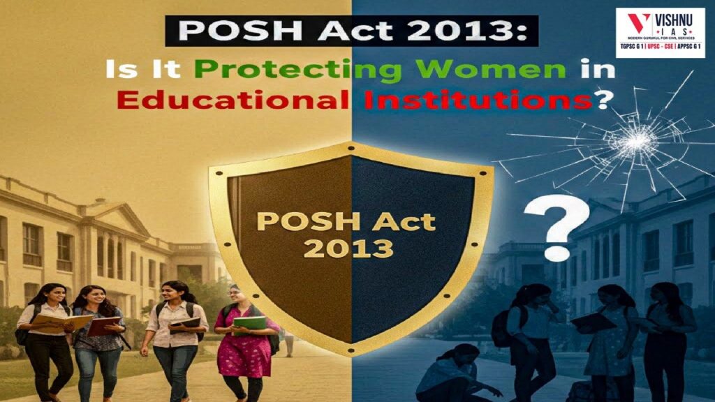 A critical analysis of the effectiveness of the POSH Act 2013 in educational institutions, highlighting implementation gaps and key reforms needed in 2025 to strengthen justice for survivors.