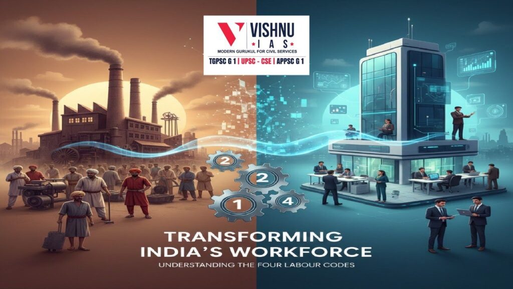 The Four Labour Codes represent India’s most significant structural reform after GST. Understand their impact on labour law simplification, worker protection, and economic growth in this detailed analysis.