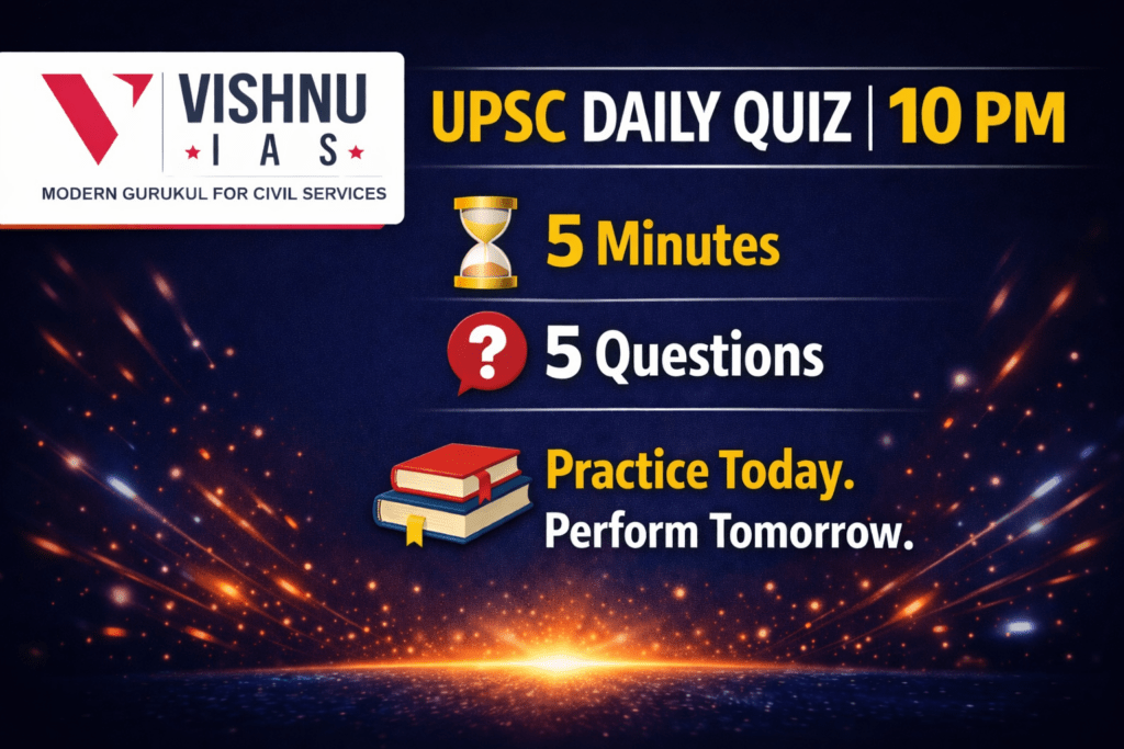 upsc current affairs quize at daily 10pm