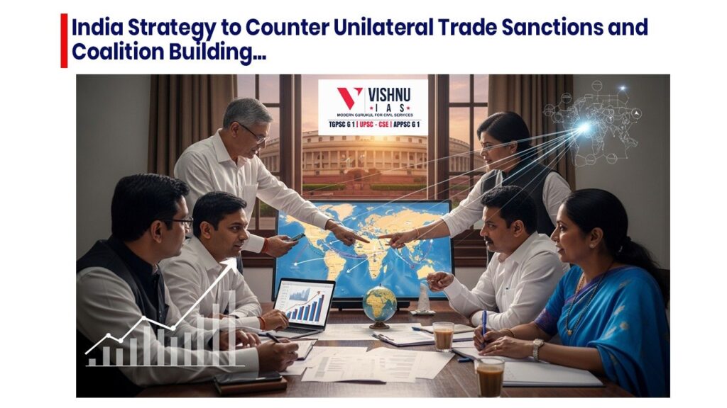 India Strategy to Counter Unilateral Trade Sanctions and Coalition Building