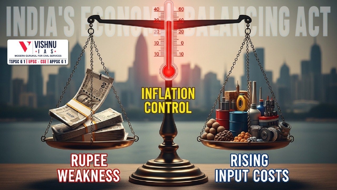 UPSC Economy Analysis: Weakening Rupee and Rising Input Costs Impact on ...
