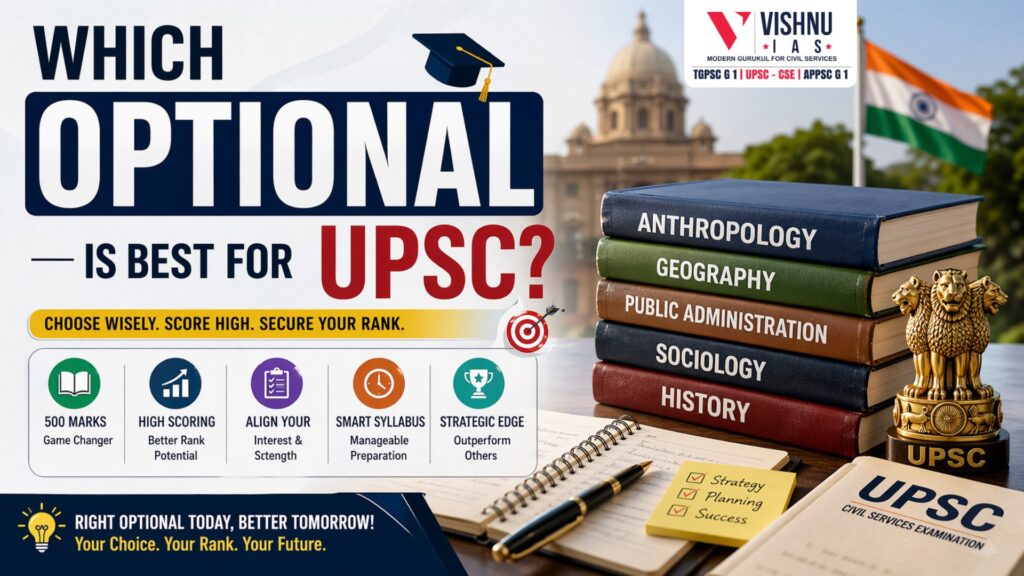 Looking for the best optional for UPSC? Discover why Anthropology Optional is a high-scoring, manageable, and strategic choice for UPSC aspirants. Learn preparation strategy, comparison, and expert guidance.