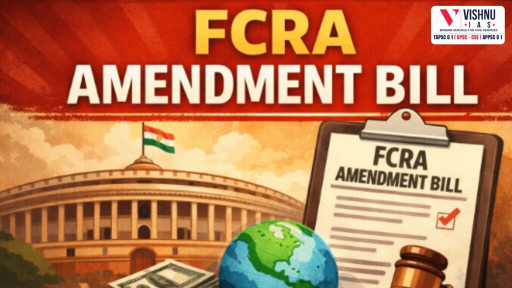 FCRA Amendment Bill 2026 introduces major changes in foreign funding regulation. Examine key provisions, asset control rules, and its impact on civil society organisations in India.