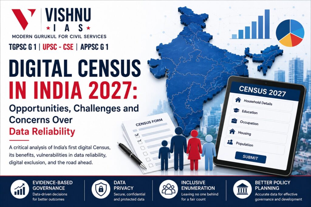 Digital Census in India 2027 promises faster governance and efficient data collection, but concerns over data reliability, digital exclusion, privacy and enumeration accuracy remain critical challenges.