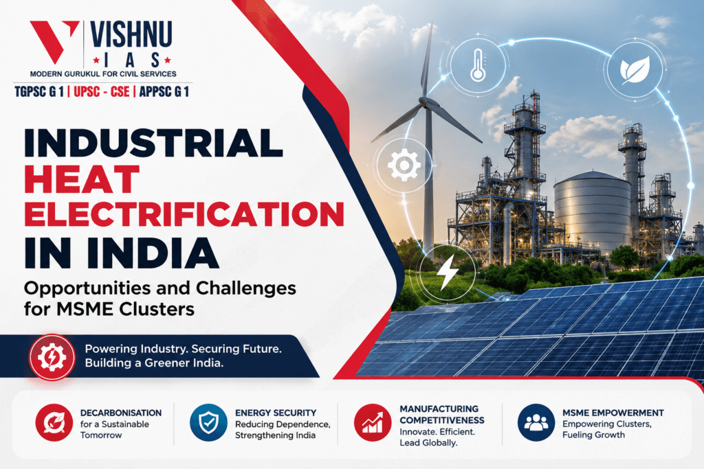 Industrial Heat Electrification in India can advance decarbonisation, energy security and manufacturing competitiveness. Explore opportunities, challenges and strategies for scaling it across MSME clusters.